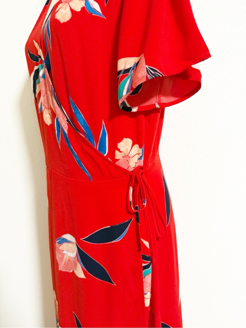 A New Day Iris Floral Wrap Midi Dress - Picture 6 of 13